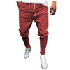 Men's Solid Color Drawstring Waist Harem Pants