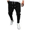 Men's Solid Color Drawstring Waist Harem Pants