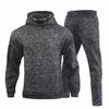 Men's Cationic Fleece Hooded Tracksuit