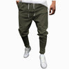 Men's Solid Color Drawstring Waist Harem Pants
